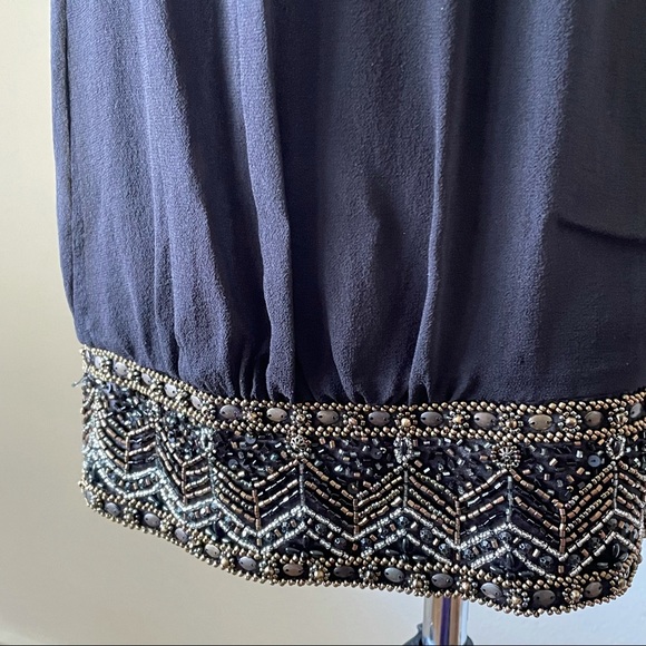 Sue Wong Nocturne Silk Beaded Cocktail Dress - Picture 10 of 15